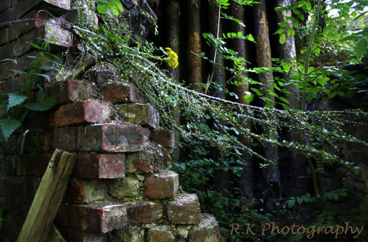 Photograph of Lothersdale chimney bottom by RK Photography